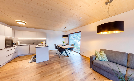 Obere Fischbachgasse Referenz Küche und Essbereich