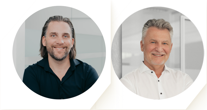 MH Immobilien Kontaktbanner mit Herbert und Matthias