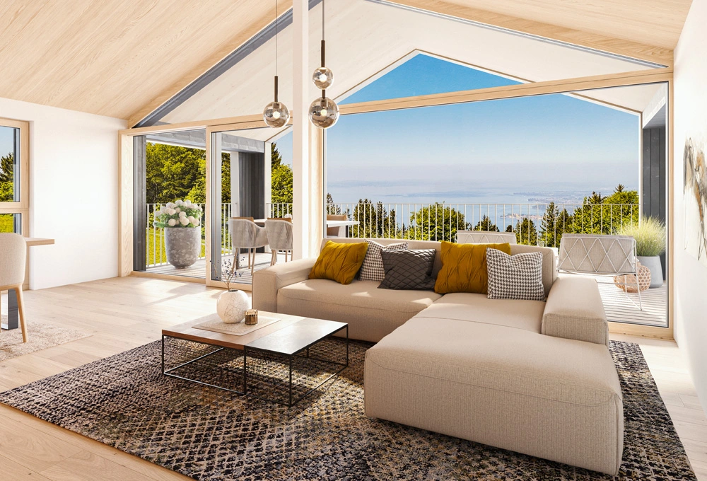 Seensucht Bergchalet Innenraum Bild 1