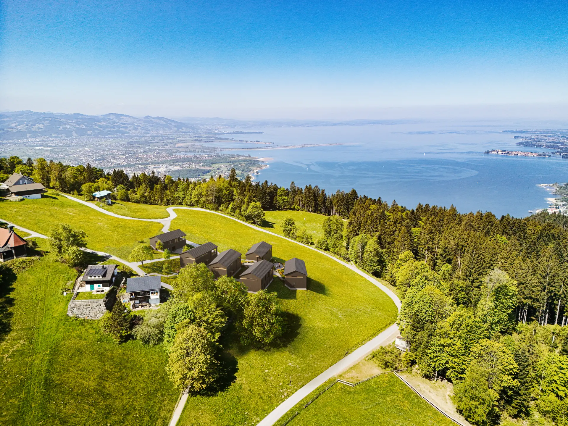 Blick vom Pfänder über den Bodensee